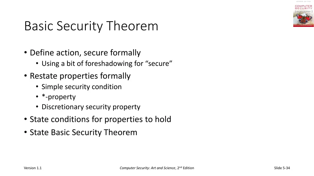 basic security theorem
