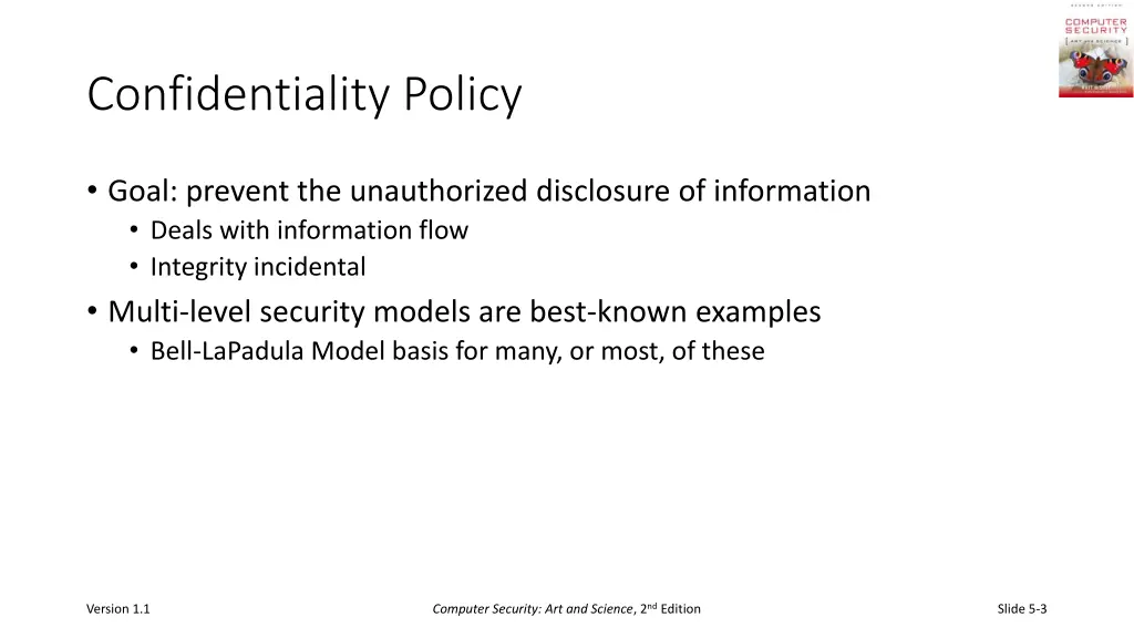 confidentiality policy