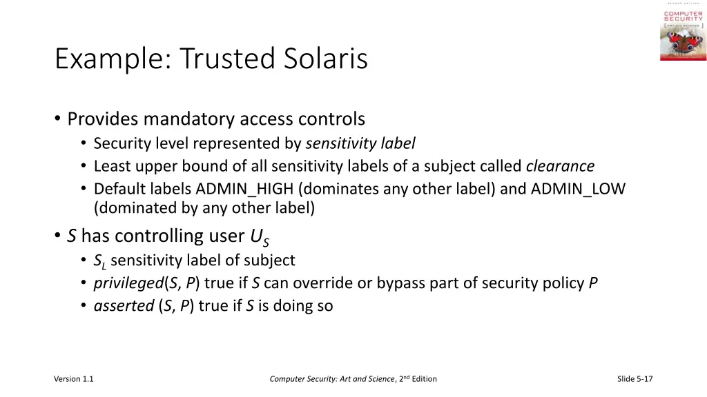 example trusted solaris