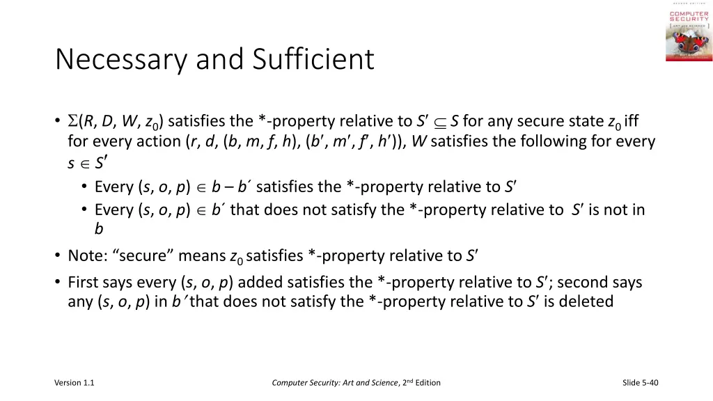 necessary and sufficient 1
