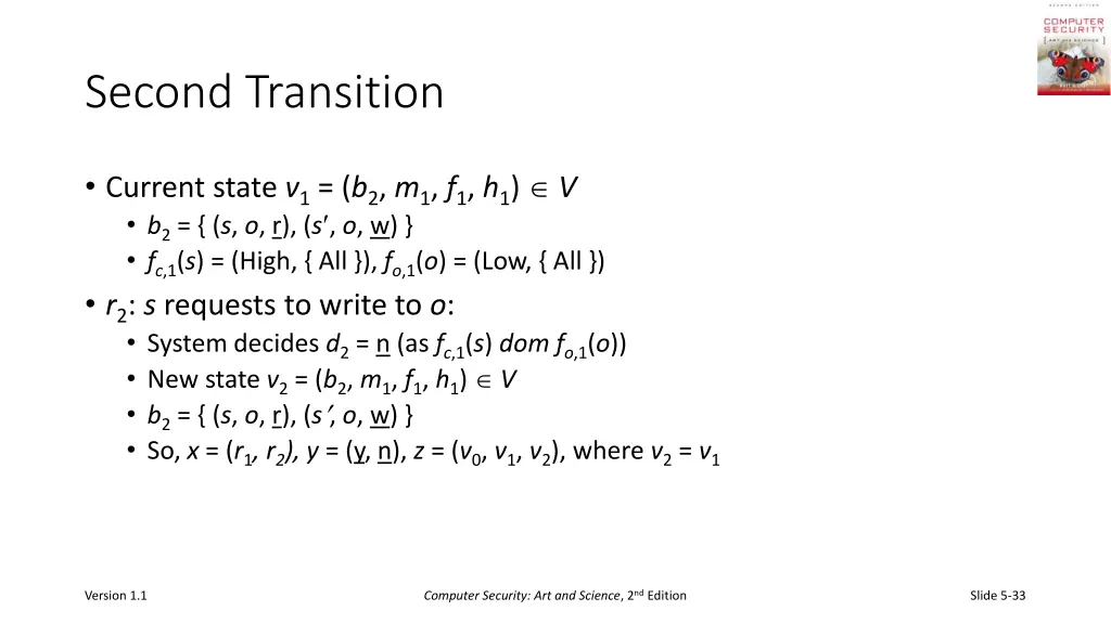second transition
