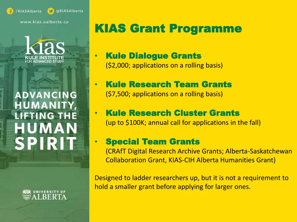 kias grant kias grant programme