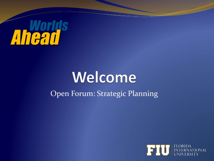 open forum strategic planning