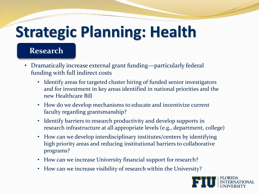 strategic planning health 2