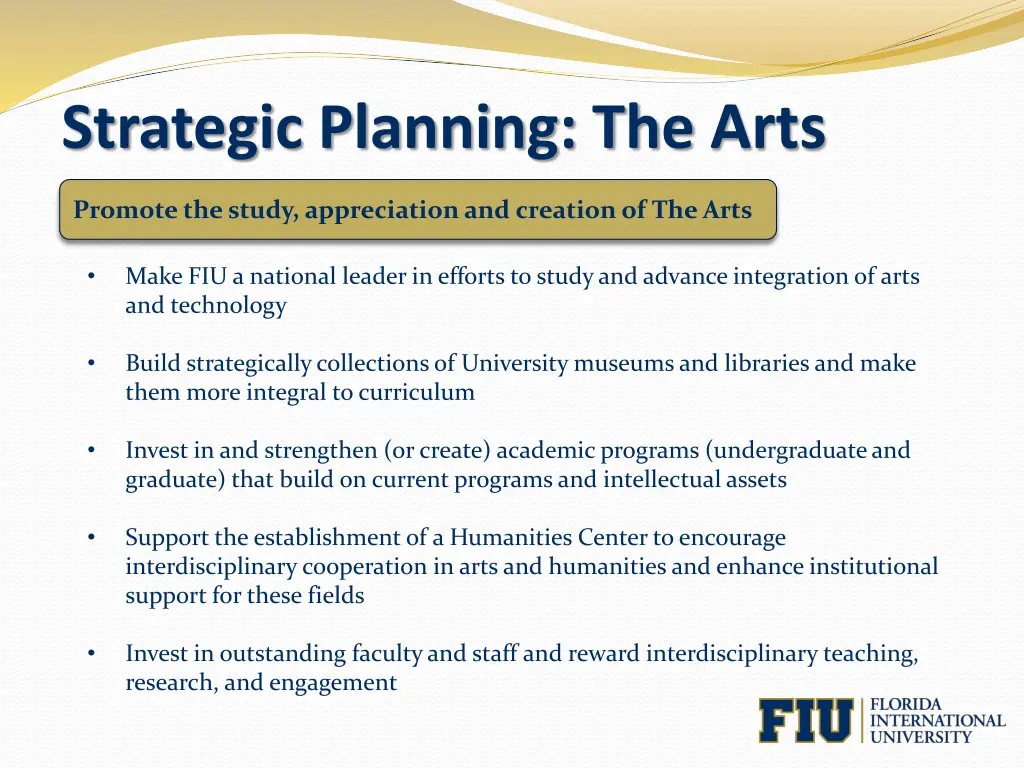 strategic planning the arts 1