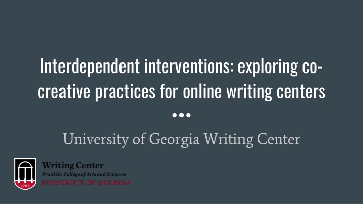 interdependent interventions exploring