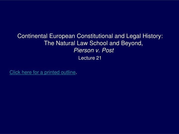 continental european constitutional and legal