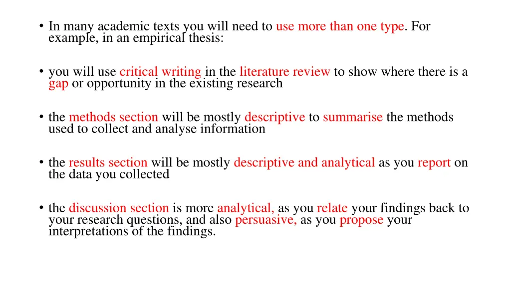in many academic texts you will need to use more