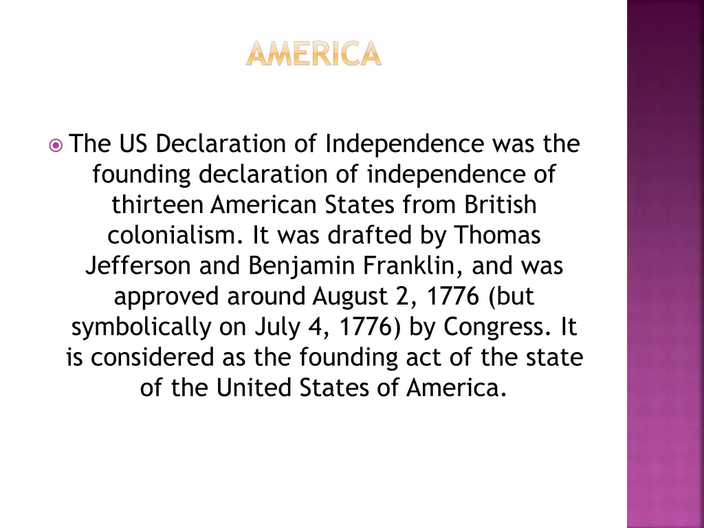 america