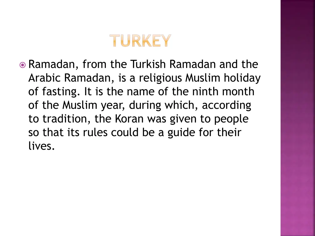 turkey