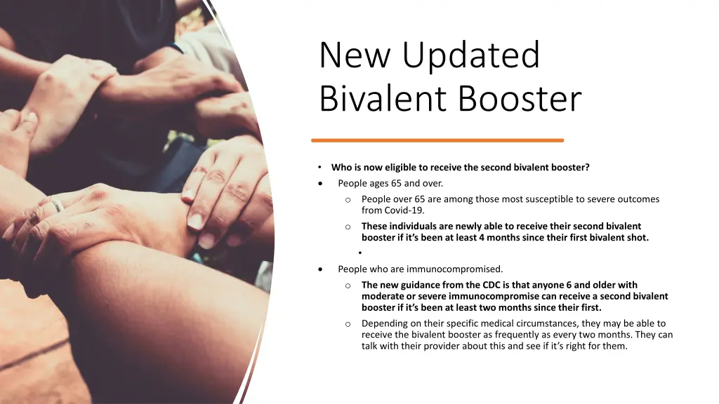 new updated bivalent booster