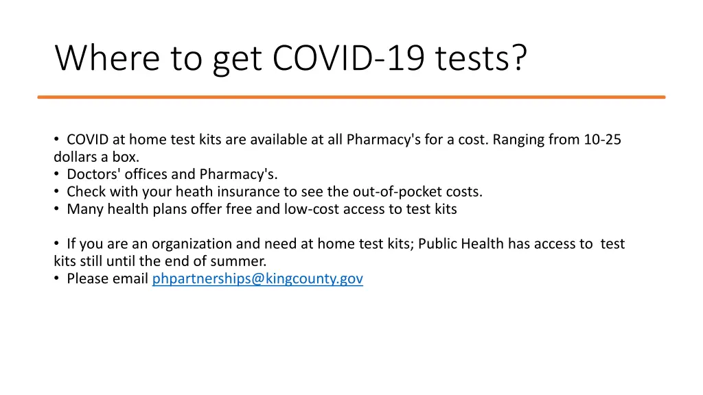 where to get covid 19 tests