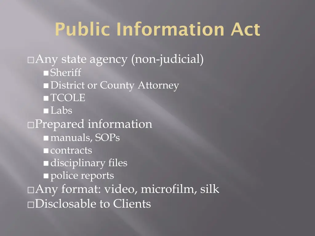public information act 3