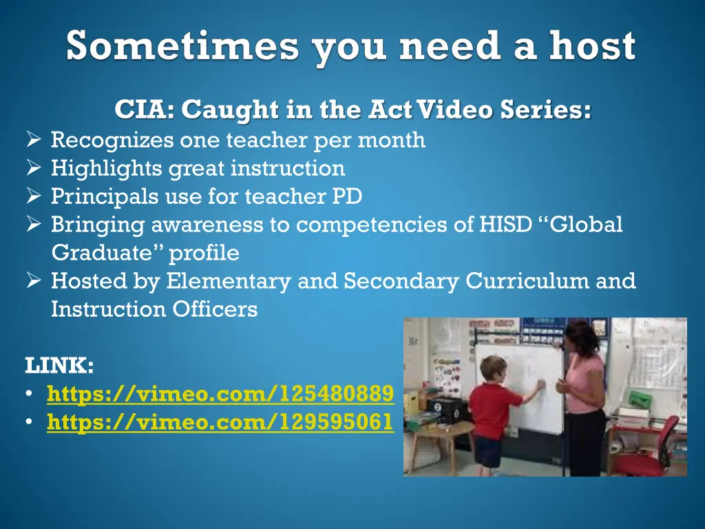 cia caught in the act video series recognizes