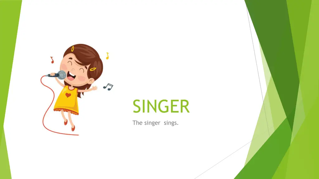 singer the singer sings