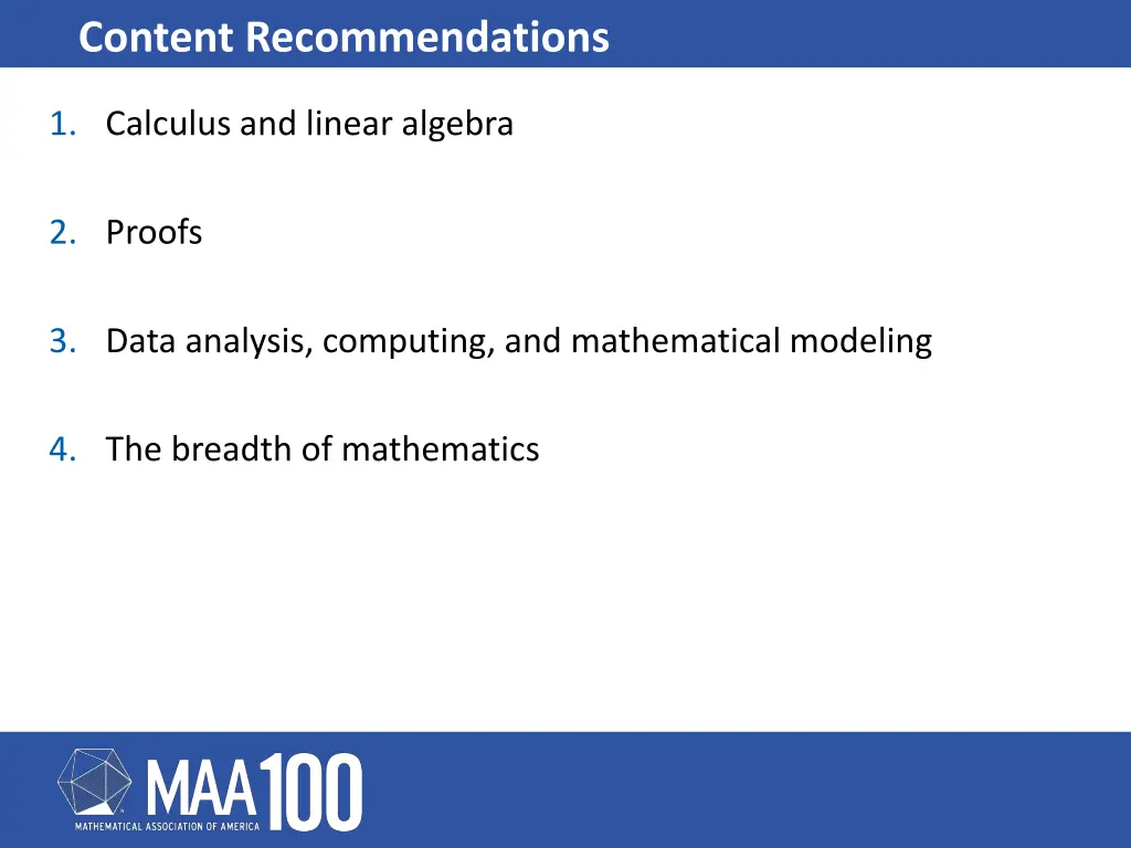 content recommendations