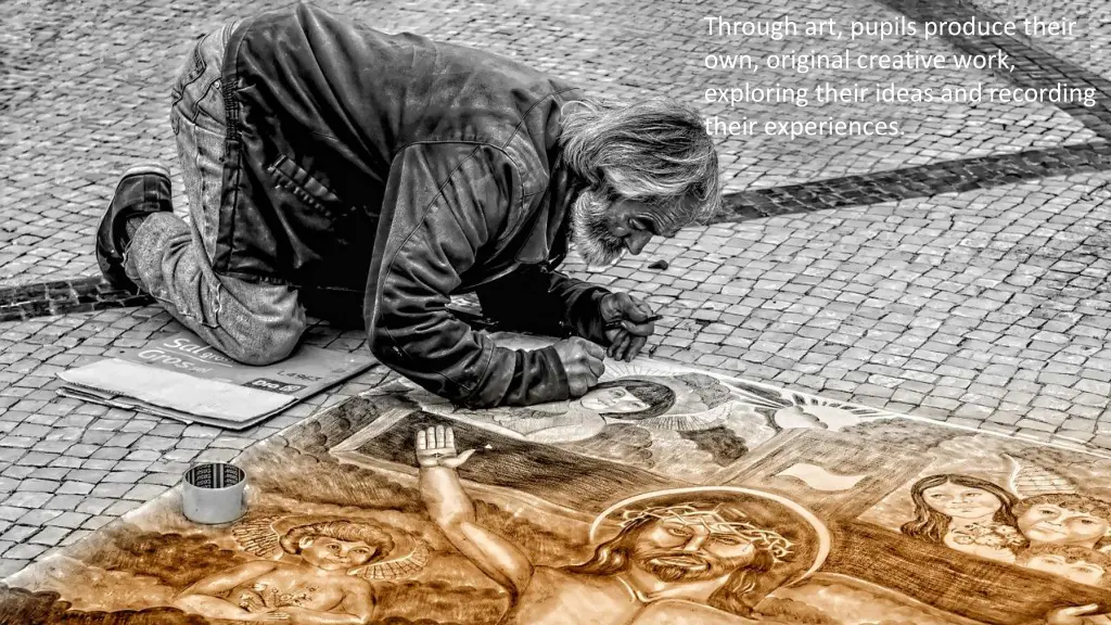 through art pupils produce their own original