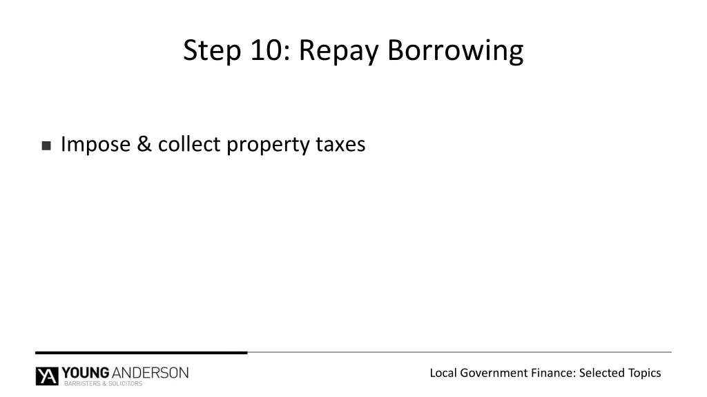 step 10 repay borrowing
