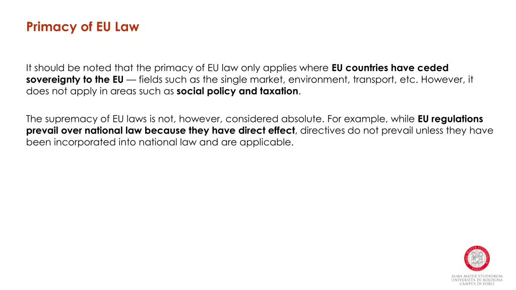 primacy of eu law