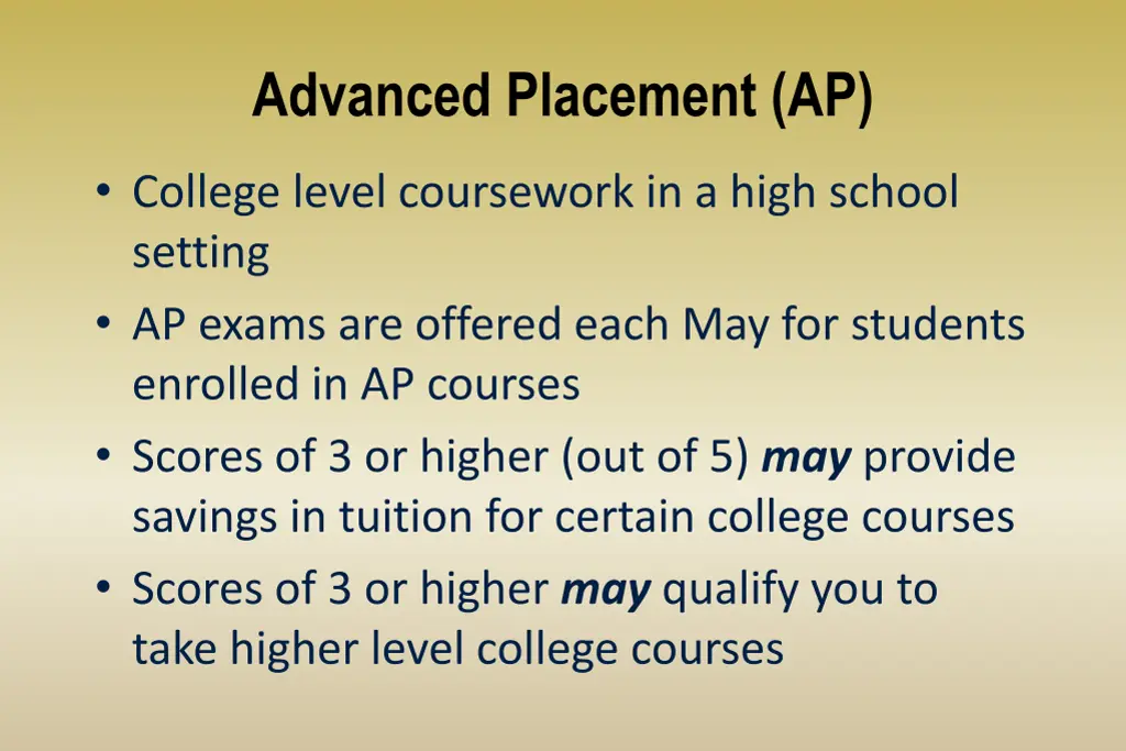 advanced placement ap