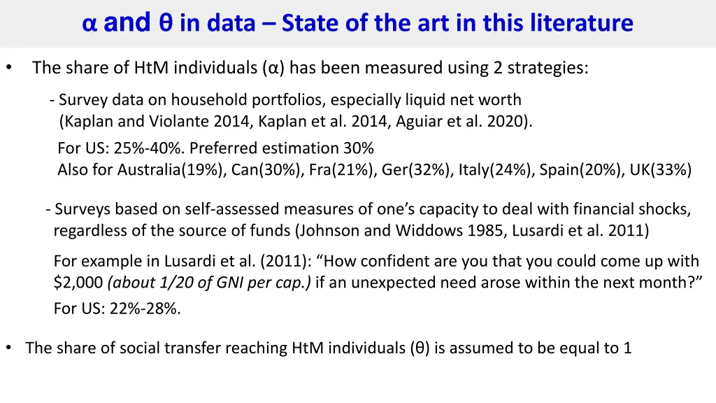 and in data state of the art in this literature