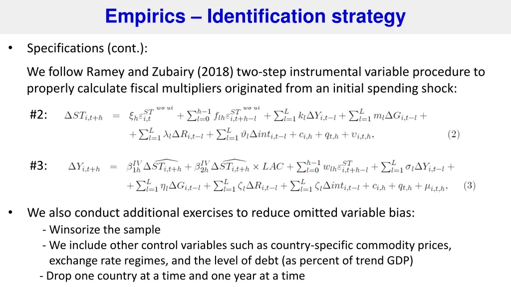 empirics identification strategy 1