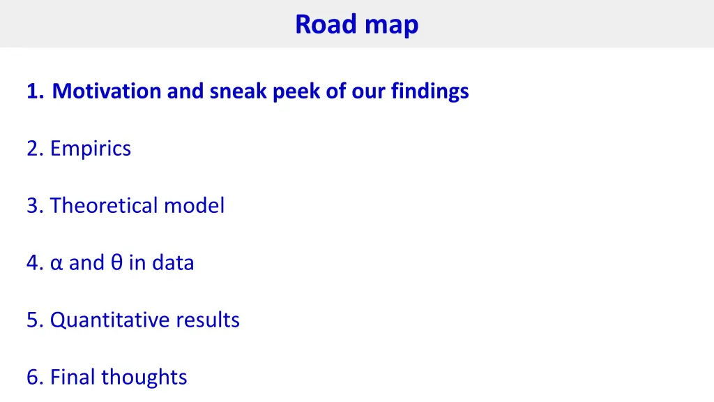 road map 1