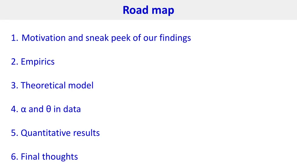 road map