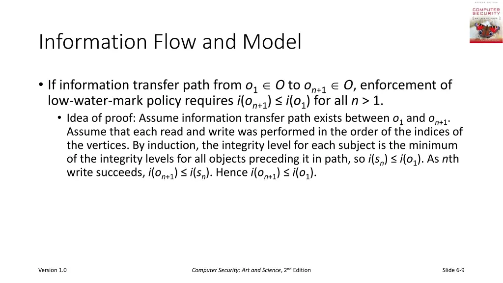 information flow and model