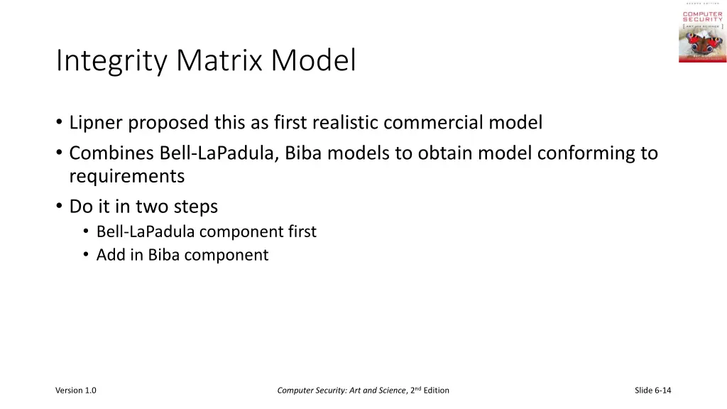 integrity matrix model
