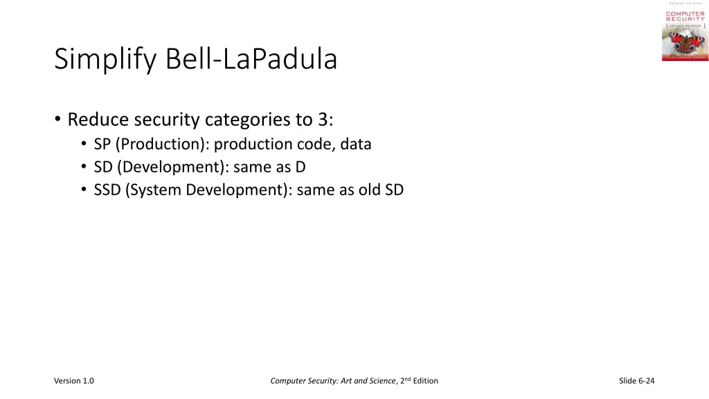 simplify bell lapadula