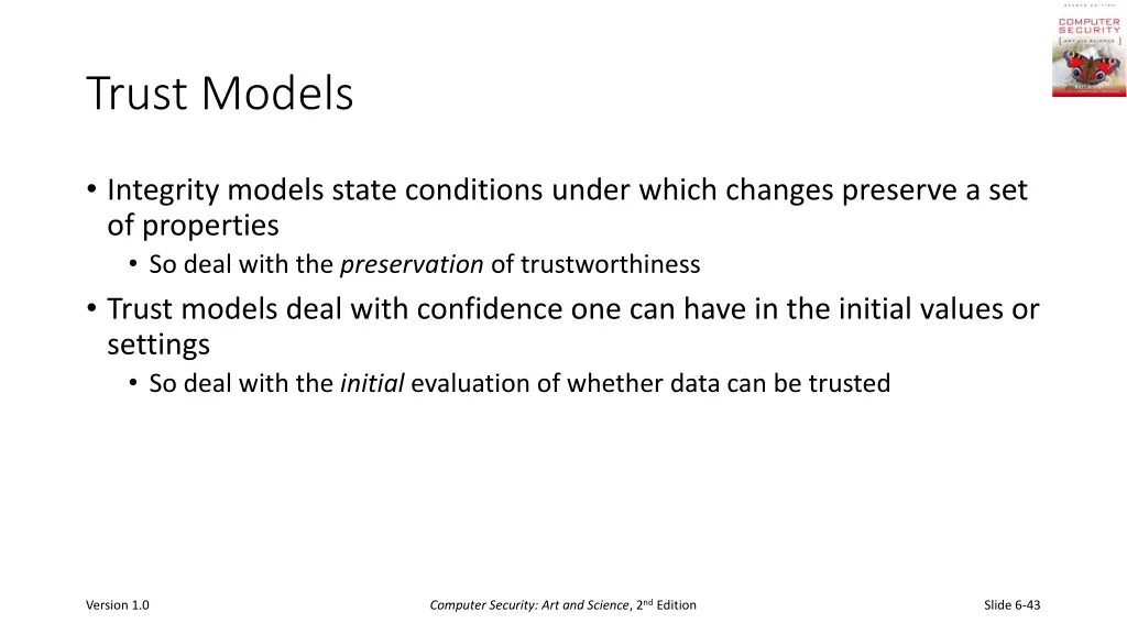 trust models