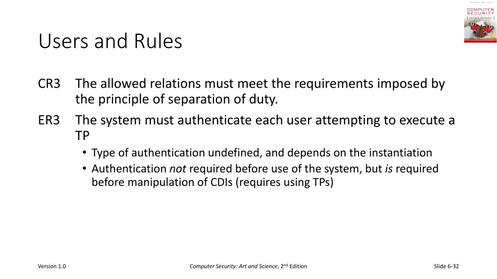 users and rules