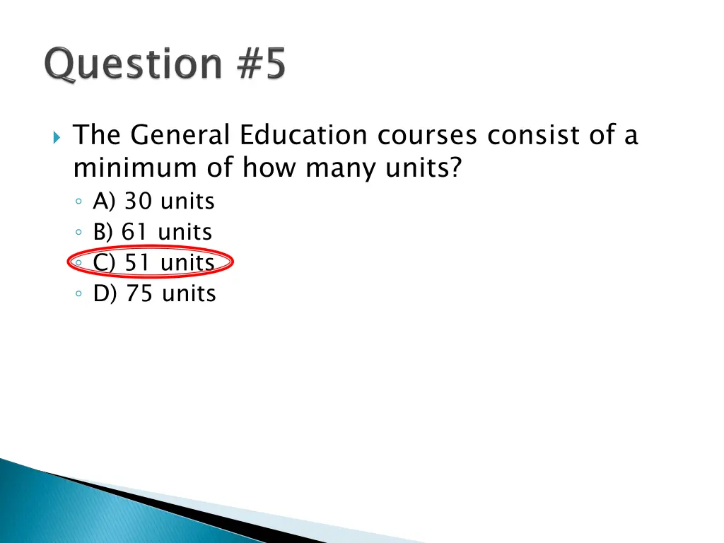 the general education courses consist