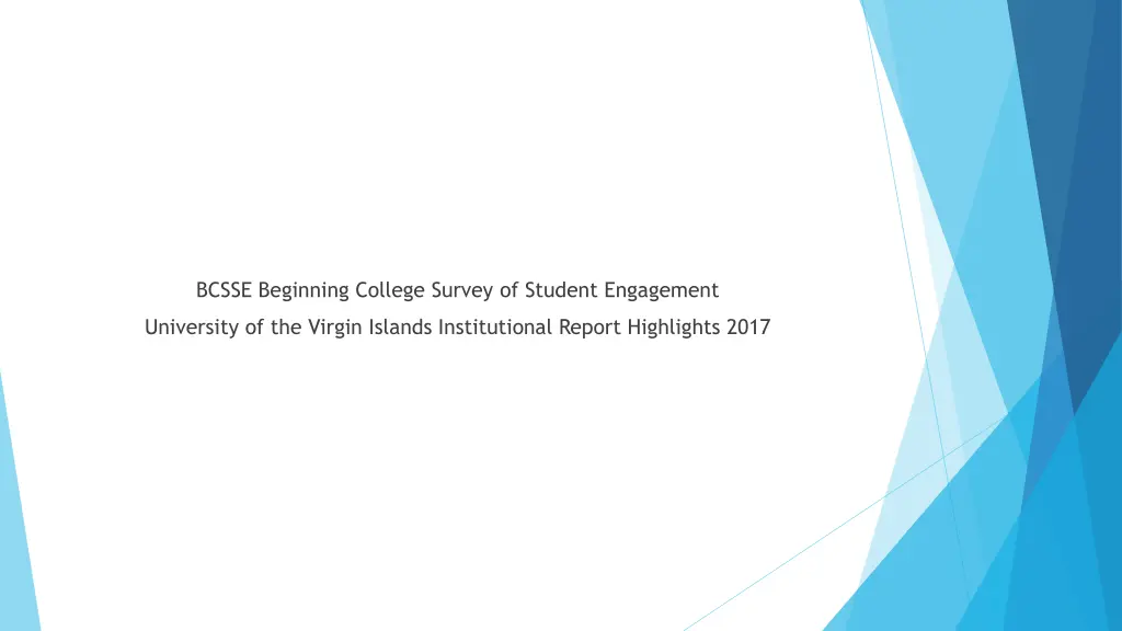 bcsse beginning college survey of student