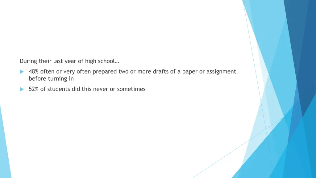 during their last year of high school 1