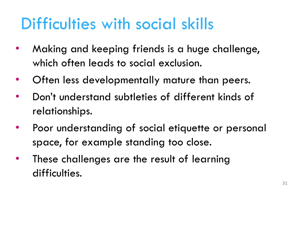 difficulties with social skills 1