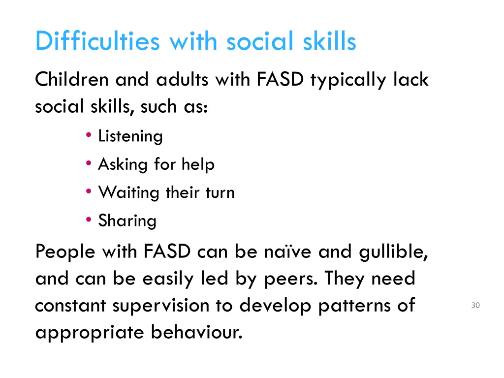 difficulties with social skills
