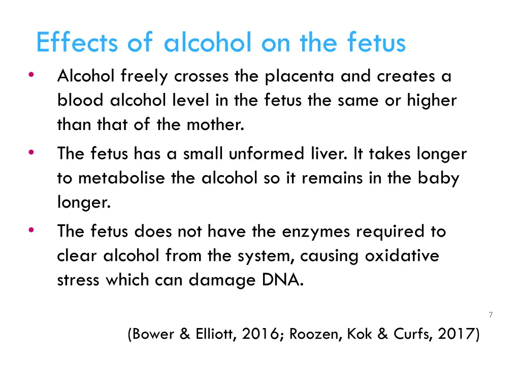 effects of alcohol on the fetus alcohol freely