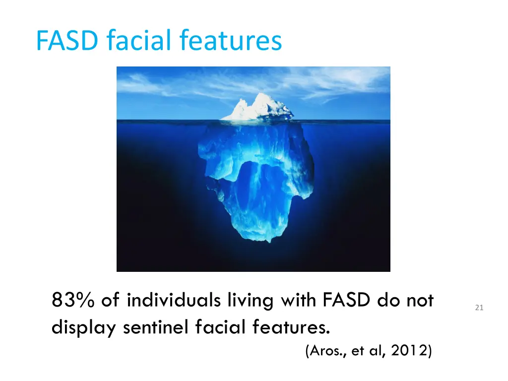 fasd facial features