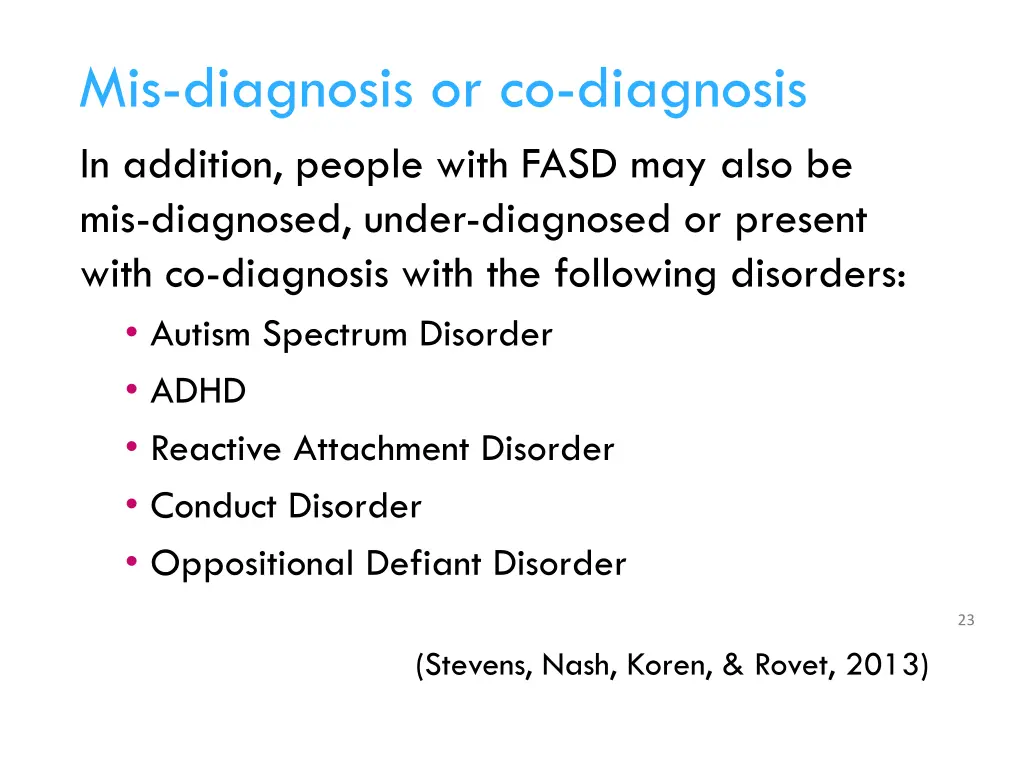 mis diagnosis or co diagnosis