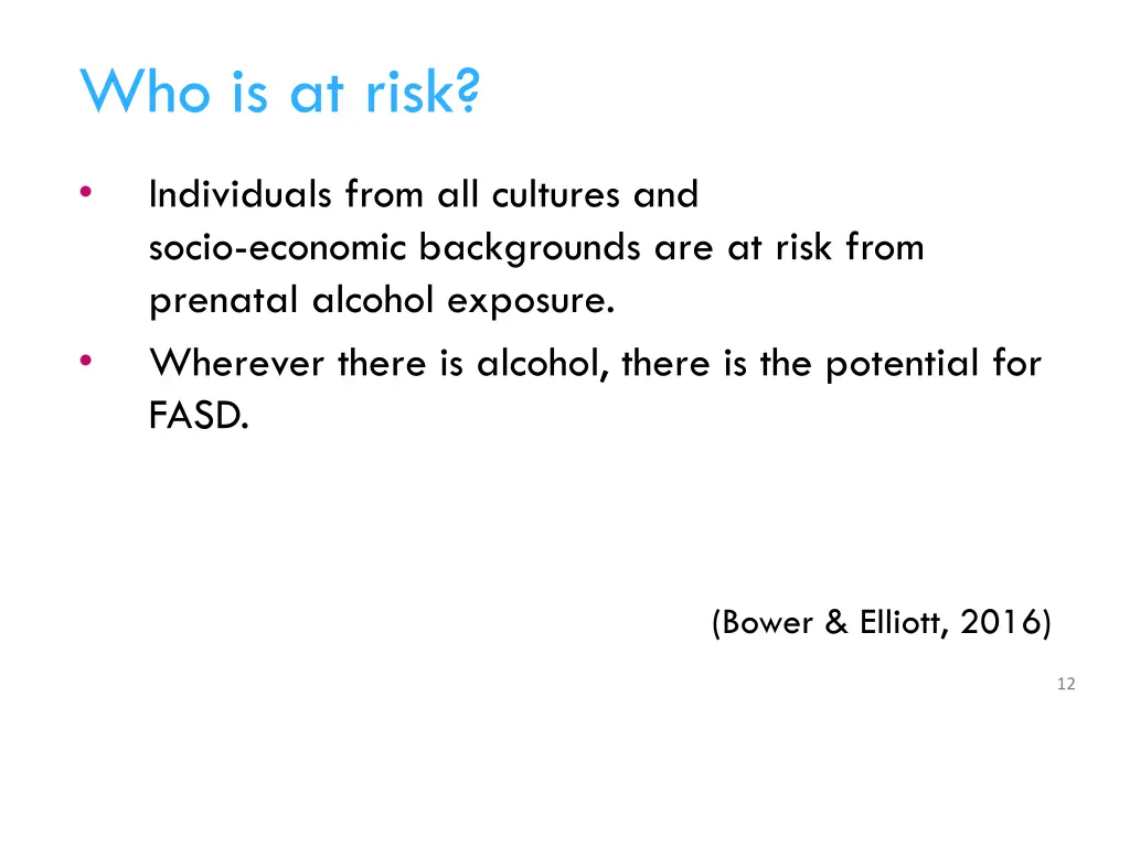 who is at risk
