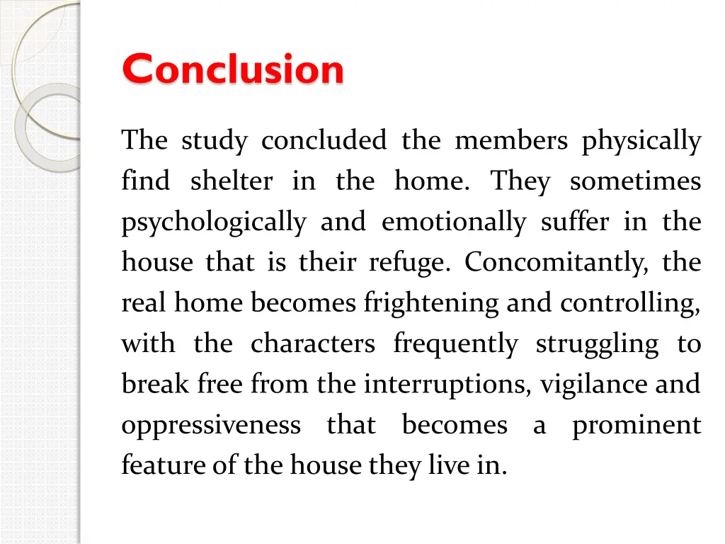conclusion
