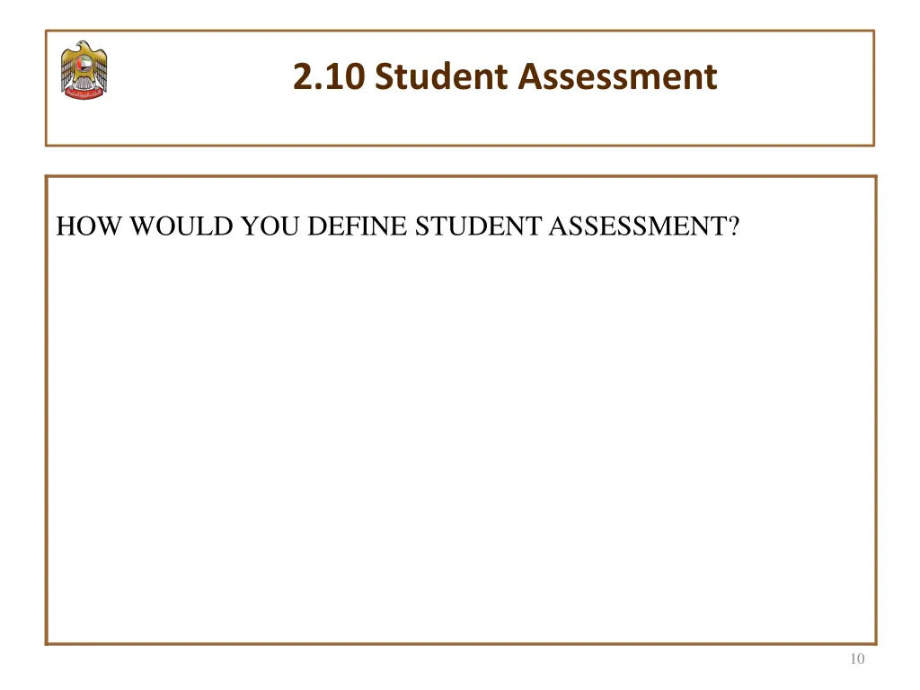 2 10 student assessment