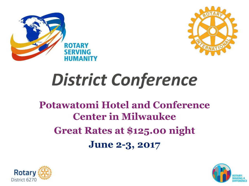 district conference