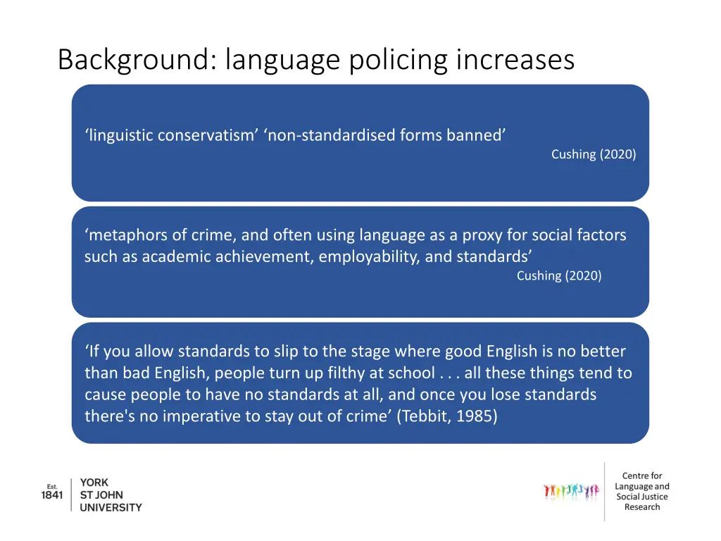 background language policing increases