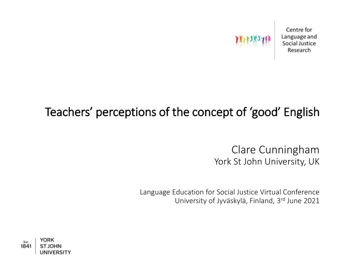 teachers perceptions of the concept of good