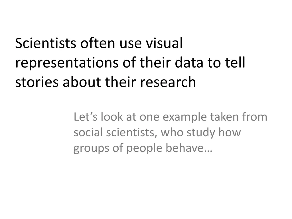 scientists often use visual representations