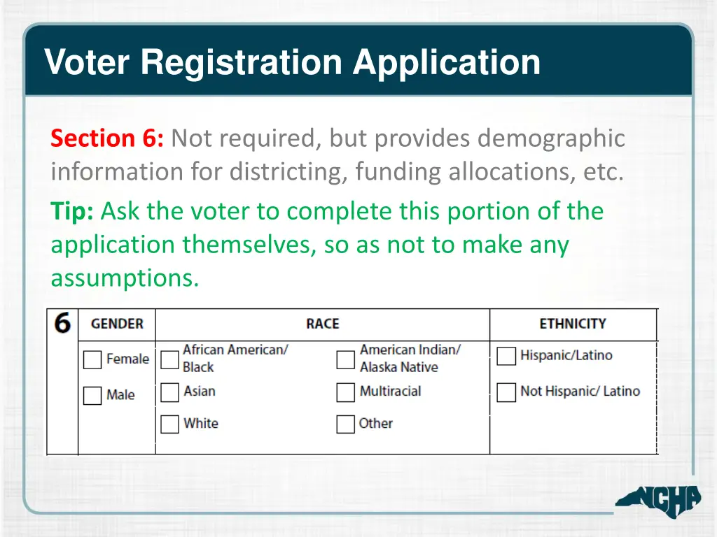 voter registration application 5