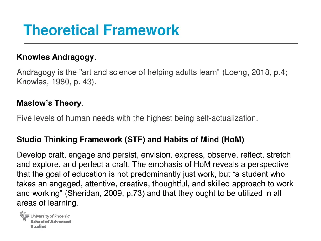 theoretical framework